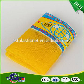 Sac net de filet de monofilament jaune de gingembre de HDPE / filet de leno pour le gingembre